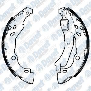 DELPHI LS1929 Arka Fren Balatasi Pabuclu (203x38mm) Logan 1.4.1.6 04-